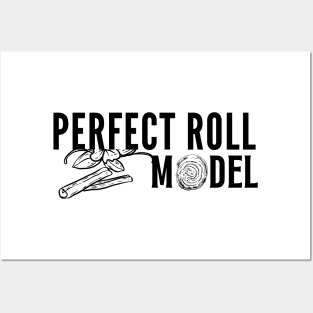 Perfect Roll Model Cinnamon Roll Mom Dad Role Model Posters and Art